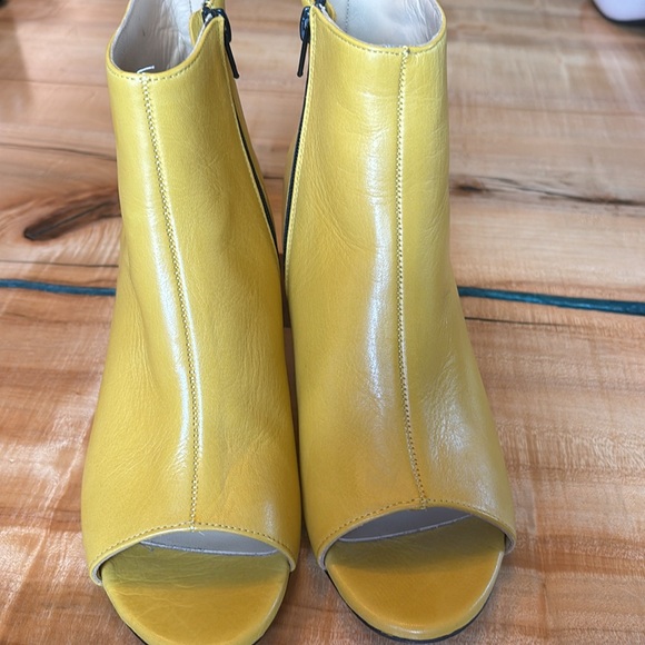 CLIZIA Booties AFRICA YELLOW LEATHER Size 39 Size 8 US - Picture 14 of 15
